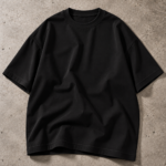 Μαύρο Oversized T Shirt σε Τσιμέντο