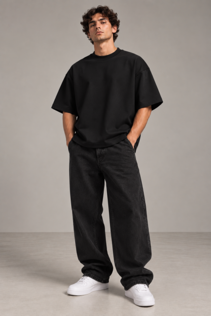 Μινιμαλιστικό πορτρέτο με streetwear εμφάνιση